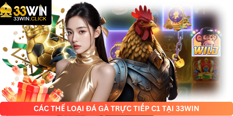 Các thể loại đá gà trực tiếp C1 tại 33WIN